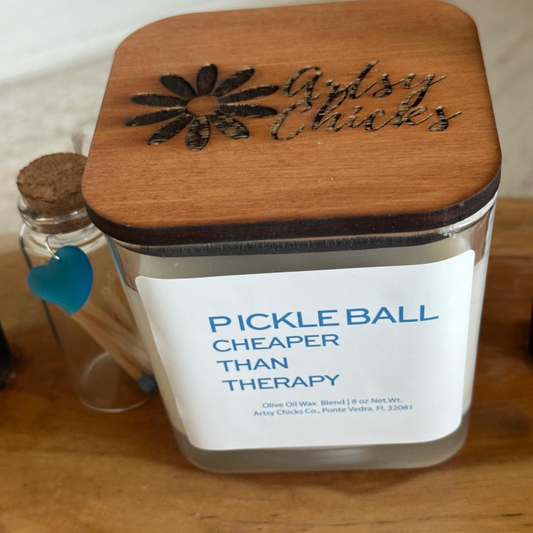 Pickleball Is Cheaper Than Therapy Candle